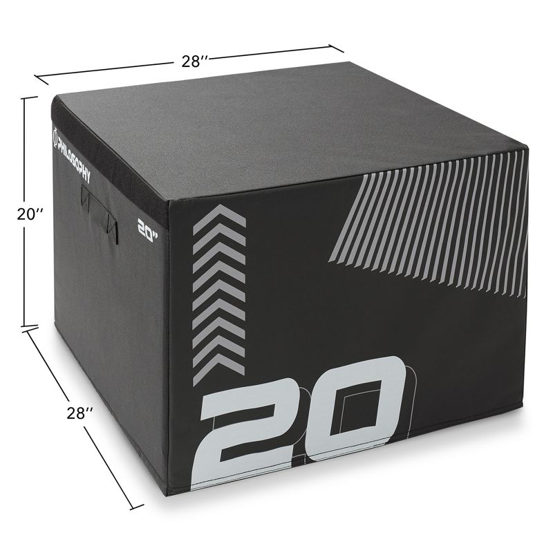 Philosophy Gym Soft Foam Plyometric Box - Jumping Plyo Box for Training and Conditioning, 3 of 8