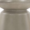 Umbre Concrete End Accent Stool Table Gray - Armen Living - 4 of 4