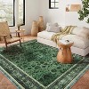 Fulvari Washable Area Rug Vintage Foldable Thin Rug Soft Low-Pile Non-Slip Stain Resistant Floor Indoor Outdoor Carpet - 4 of 4