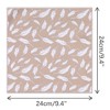 INSPIRE CHIC Men's Feather Pattern Pocket Square with Embroidered Edge - 2 of 4