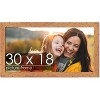 PosterPalooza | Shabby Chic Orange Picture Frame - UV Acrylic, Backing Board, Hanging Hardware Included - 2 of 4
