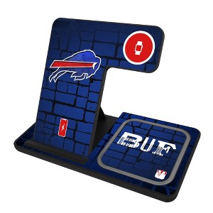 NFL AFC Teams Brick Wall 15-Watt 3 in 1 Charging Station - 1 of 4