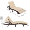 Karl Home | Outdoor Wicker Chaise Lounge - 4 of 4