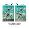 Evergreen Dragonflies and Wildflowers Garden Linen Flag 12.5 x 18 Inches Indoor Outdoor Decor - 4 of 4