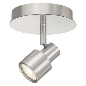Access Lighting Lincoln 3 - Light Flush Mount in  Brushed Steel - 1 of 2