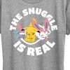 Women's - Pokémon - The Snuggle Is Real Pikachu and Sylveon Short Sleeve Graphic T-Shirt - 2 of 4