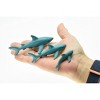 Collectible Wildlife Gifts | Great white Shark, Set of Three,  Rubber Design, Educational, Realistic Figure,  Toy,  Gift,   4 Inches.    F3913 B619 - 3 of 4