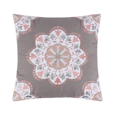 Multi-colored Spring Floral Throw Pillow (18x18) - The Pillow Collection  : Target