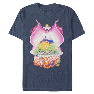 Men's Snow White and the Seven Dwarfs Classic Evil Queen Movie Poster T-Shirt - 1 of 4