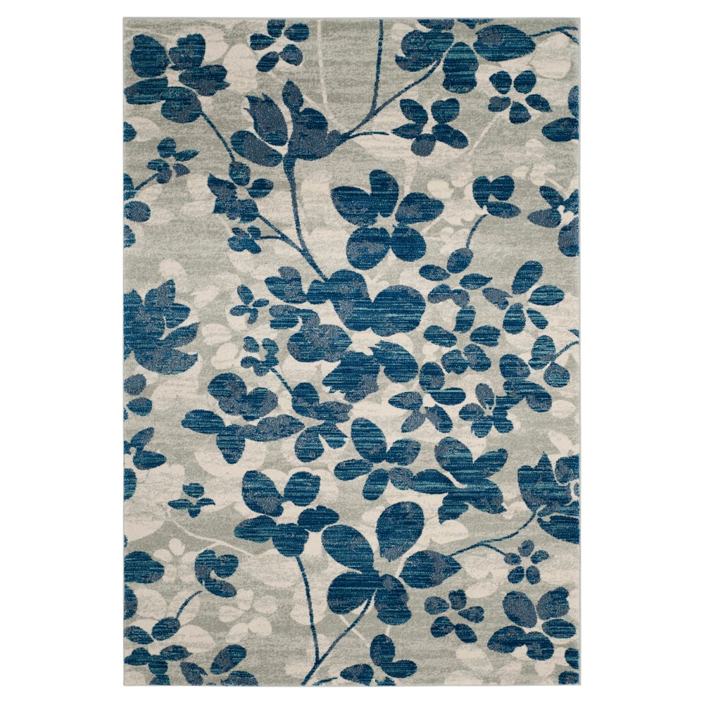 Evoke Rug - Gray/Light Blue - (4'x6') - Safavieh