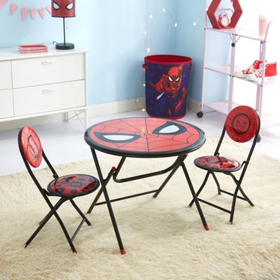 spider man table and chair set