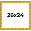 PosterPalooza | 26x24 Bamboo Picture Frame, UV Acrylic, 4 Finishes - Brown, Black, Gold, and Natural - 2 of 4