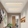 Rennnsan Mariah 43.3" Wood Integrated LED Flush Mount Light Long Strip Ceiling Light - 2 of 4