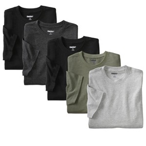 KingSize Men's Big & Tall 3-Pack Cotton Crewneck Undershirt - 1 of 4