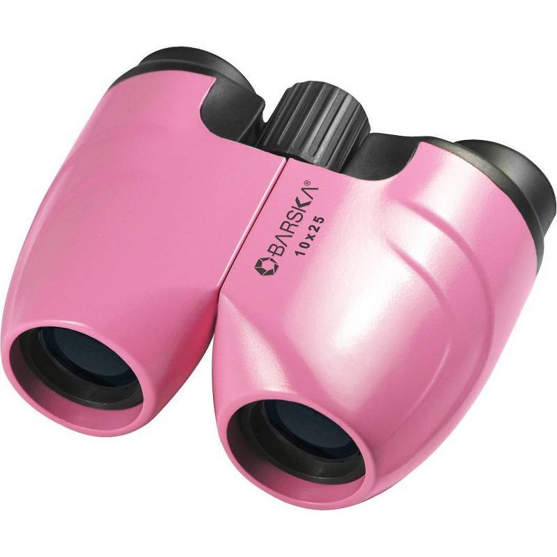 Barska 10x25mm Porro Binoculars - Pink, 1 of 9