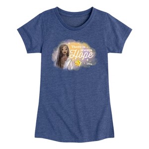 Girls' - Disney - There Is Always Hope Fitted Short Sleeve Graphic T-Shirt - 1 of 4