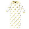 Hudson Baby Infant Cotton Long-Sleeve Gowns 3pk, Bees, 0-6 Months - 2 of 4