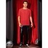 INSPIRE CHIC Men's Short Sleeve Crew Neck Party Sheer Mesh T-Shirt - 2 of 4
