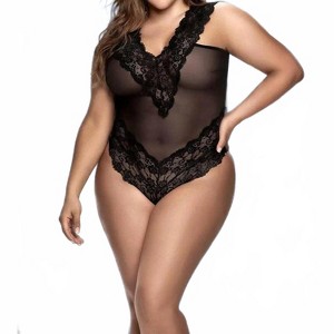 Women's Tempting Teddy Bodysuit - Plus - Mapale - 1 of 2