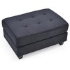 Passion Furniture Malone Tufted Ottoman - 3 of 4