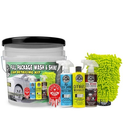 Chemical Guys Car Care Essentials Car Wash: Clean & Shine Kit, 4