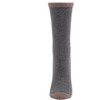 Memoi Women's Soft Tipped Flat Knit Cashmere Blend Crew Socks - 2 of 4