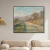 Art Remedy Monet - Road of La Roche Guyon Classic Monet Art Prints Framed - 2 of 4