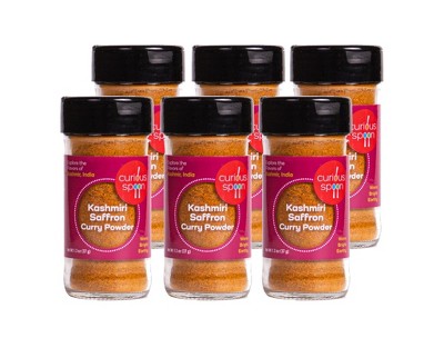 Curious Spoon Curry Powder Kashmiri Saffron - Case Of 6/1.3 Oz : Target