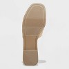 Women's Nina Slide Sandals - A New Day™ Beige 8 - 4 of 4