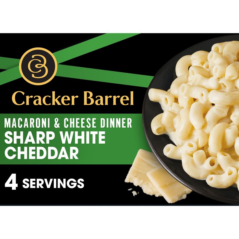 Cracker Barrel Sharp White Cheddar Mac and Cheese Dinner - 14oz, 1 of 11