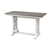 Isle Shores II Counter Height Dining Table Cream - Treasure Trove Accents: Kitchen Nook Trestle Base, Seats 6 - 2 of 4