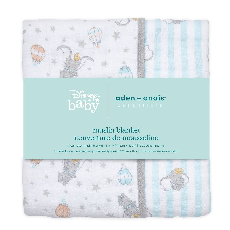 Aden + Anais Essentials Disney Baby Muslin Blanket, 2 of 6