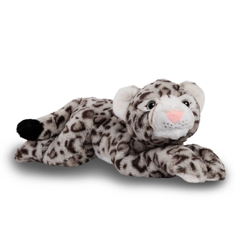 FAO Schwarz 22&#34; Adopt-A-Pets Snow Leopard Stuffed Animal with Adoption Certificate, 1 of 9