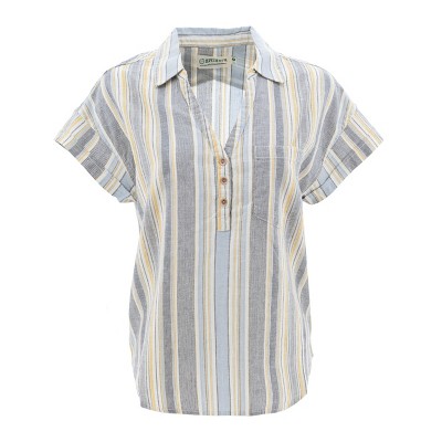 Aventura Clothing Women's Breeze Short Sleeve V-Neck Blouse