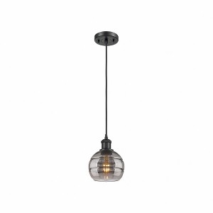 Rochester - 1 Light Cord Hung Mini Pendant In Industrial Style-7.88 Inches Tall and 5.88 Inches Wide - 1 of 1
