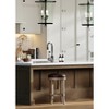 Maven Lane Eva Swivel Backless Vegan Leather Counter Height Bar Stool - 3 of 4