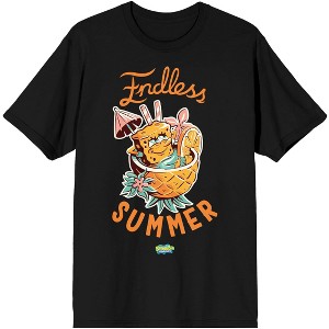 The SpongeBob SquarePants Pineapple Pool Drink Endless Summer Mens Tee - 1 of 3