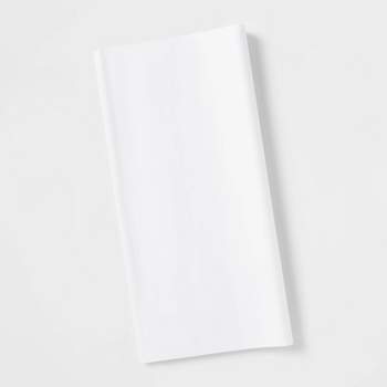 90ct Solid Banded Christmas Tissue Paper White - Wondershop™