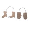 Transpac MDF Winter Metallic Ornament Set of 2 Christmas Home Decorations - 2 of 2