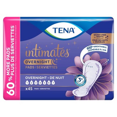 Tena Incontinence Pads for Women - Overnight - 45ct