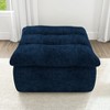 DOMETOUR Lazy Floor Sofa,Modern armless and backless sofa chair,Comfy Accent Bean Bag Couch,suitable for living room bedroom office-Blue - 3 of 4