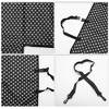 Unique Bargains Waterproof Dots Pattern Pet's Car Seat Cover Black 1 Pc - 3 of 4