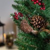 Northlight Sequined Bird with Feather Tail Christmas Clip-on Ornament - 6.5" - Bronze-tone - 2 of 4
