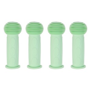 Unique Bargains Rubber Non-Slip Mushroom 7/8 Inch Bike Handlebar Grips 2 Pairs 4.33" - 1 of 4