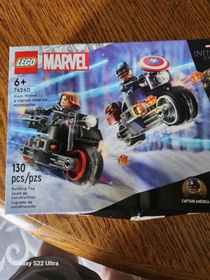 LEGO Marvel Black Widow & Captain America Motorcycles Playset 76260