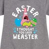 Girls' - SpongeBob SquarePants - Easter Weaster Graphic Short Sleeve Fleece Dress - 2 of 4