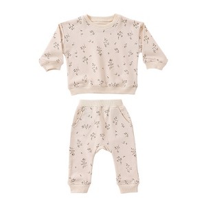 MyKids-Usa Baby Western Print Pattern Long Sleeve Casual Hoodie Sets Home Clothes - 1 of 4