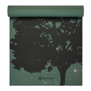 Gaiam Premium Yoga Mat - (6mm) - 1 of 4