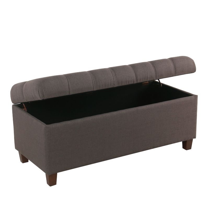 Ainsley Button Tufted Storage Bench - HomePop, 6 of 15