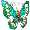 Northlight Green Metal Butterfly Outdoor Garden Wall Hanging - 12" - 4 of 4